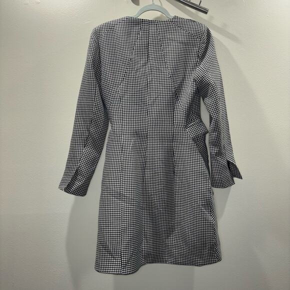 Jason Wu Houndstooth Tweed Blazer Dress – Size Medium Like New Game Day Dress - Picture 13 of 15